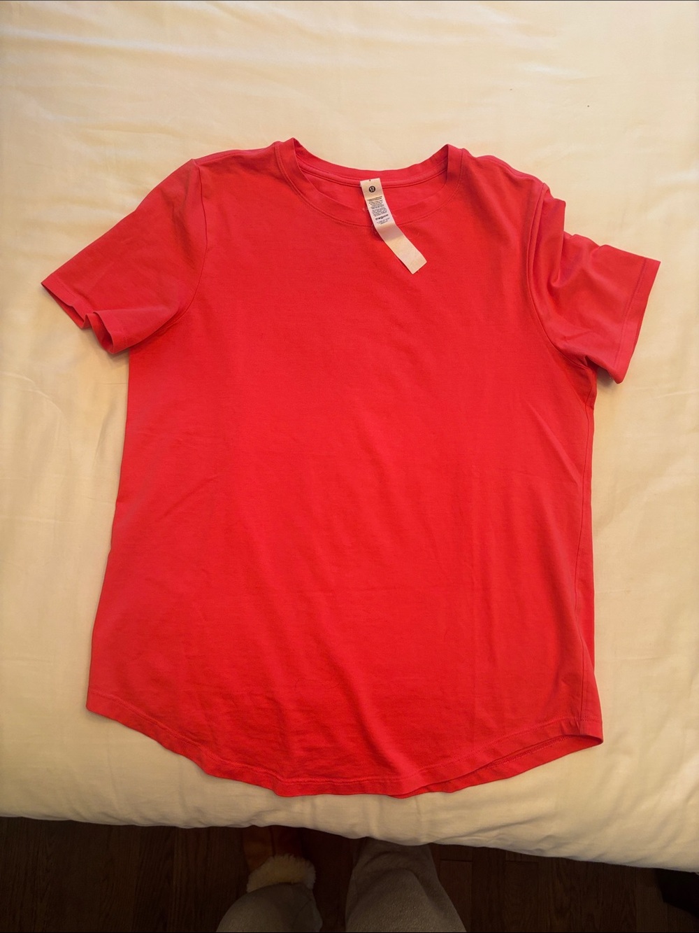 lululemon athletica Men's Red Crew Neck Tee